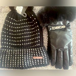 bebe Hat & Gloves